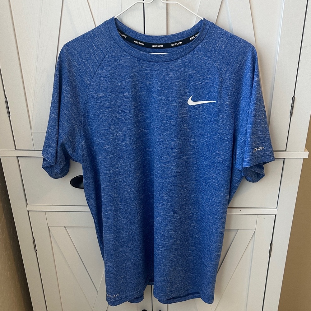 Nike Men's Heathered Blue Tee